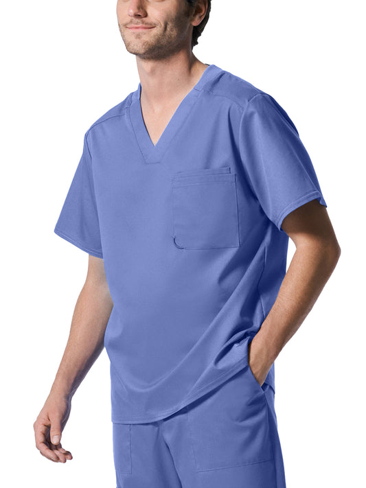 Men's 2-Pocket Tuckable V-Neck Top - LT108 - Ceil
