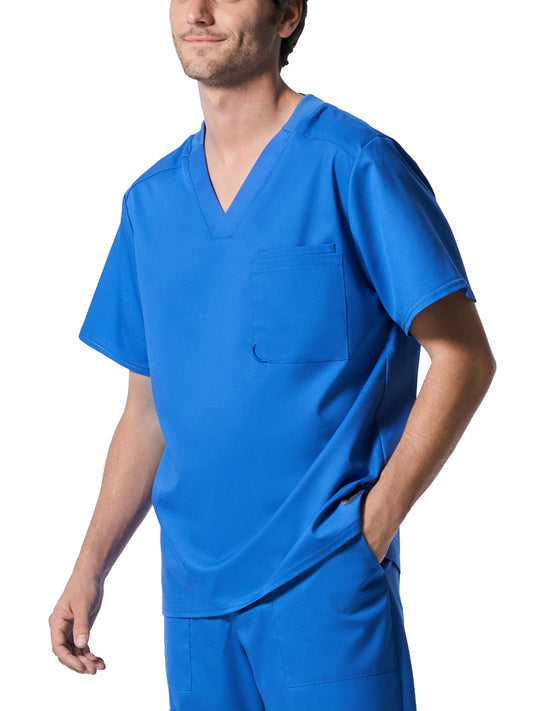 Men's 2-Pocket Tuckable V-Neck Top - LT108 - Royal
