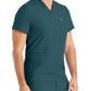 Men's 4-Pocket Back Yoke V-Neck Top - LT110 - Caribbean