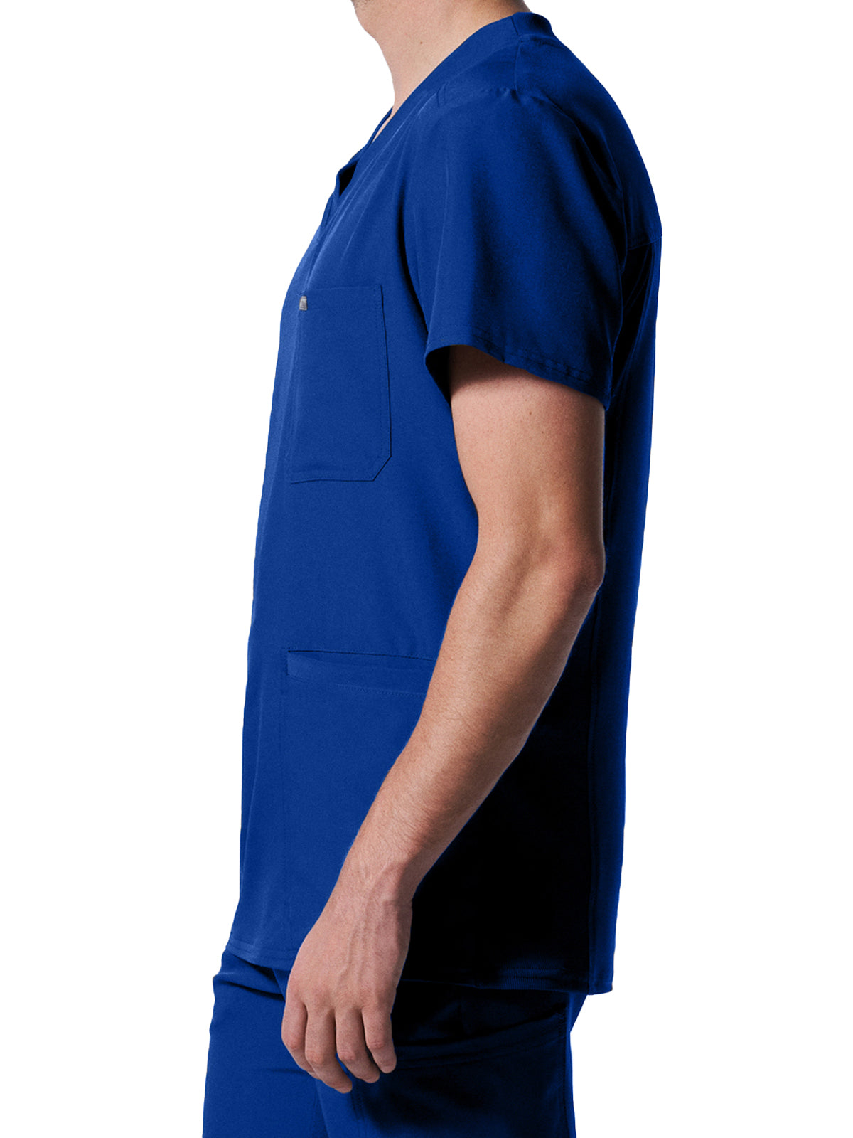 Men's 4-Pocket Back Yoke V-Neck Top - LT110 - Galaxy