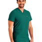 Men's 4-Pocket Back Yoke V-Neck Top - LT110 - Hunter