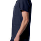 Men's 4-Pocket Back Yoke V-Neck Top - LT110 - Navy