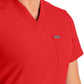 Men's 4-Pocket Back Yoke V-Neck Top - LT110 - Red