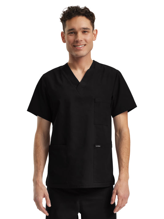 Unisex V-Neck Top - LT121 - Black