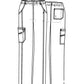 Women's Fashion Cargo Pant - 1320 - Wine