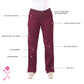 Women's Fashion Cargo Pant - 1320 - Wine