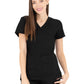 Women's V-Neck Top - 1416 - Black