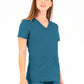 Women's V-Neck Top - 1416 - Caribbean Blue