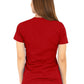 Women's V-Neck Top - 1416 - Red