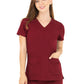 Women's V-Neck Top - 1416 - Wine