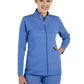 Women's Mandarin Collar Jacket - 1434 - Ceil Blue
