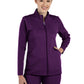 Women's Mandarin Collar Jacket - 1434 - Eggplant