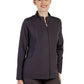 Women's Mandarin Collar Jacket - 1434 - Pewter