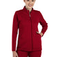Women's Mandarin Collar Jacket - 1434 - Red