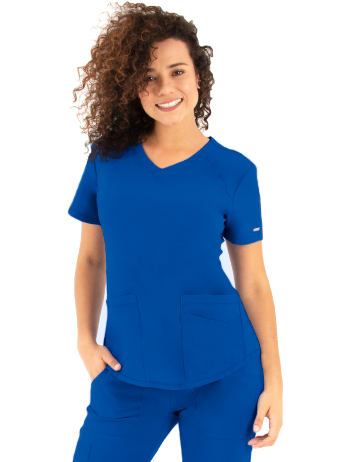 Women's V-Neck Top - 1510 - Royal Blue