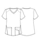 Women's V-Neck Top - 1510 - Wine