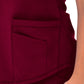 Women's V-Neck Top - 1510 - Wine