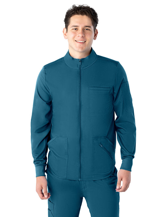 Men's Warm-Up Jacket - 2434 - Caribbean Blue