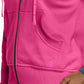 Women's 2-Pocket Zip Front Hoodie Sweatshirt - 316 - Pink Power