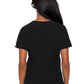 Women's 2-Pocket V-Neck Maternity Top - 628 - Black