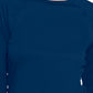 Women's Pocketless Long Sleeve Underscrub Shirt - 700 - Navy