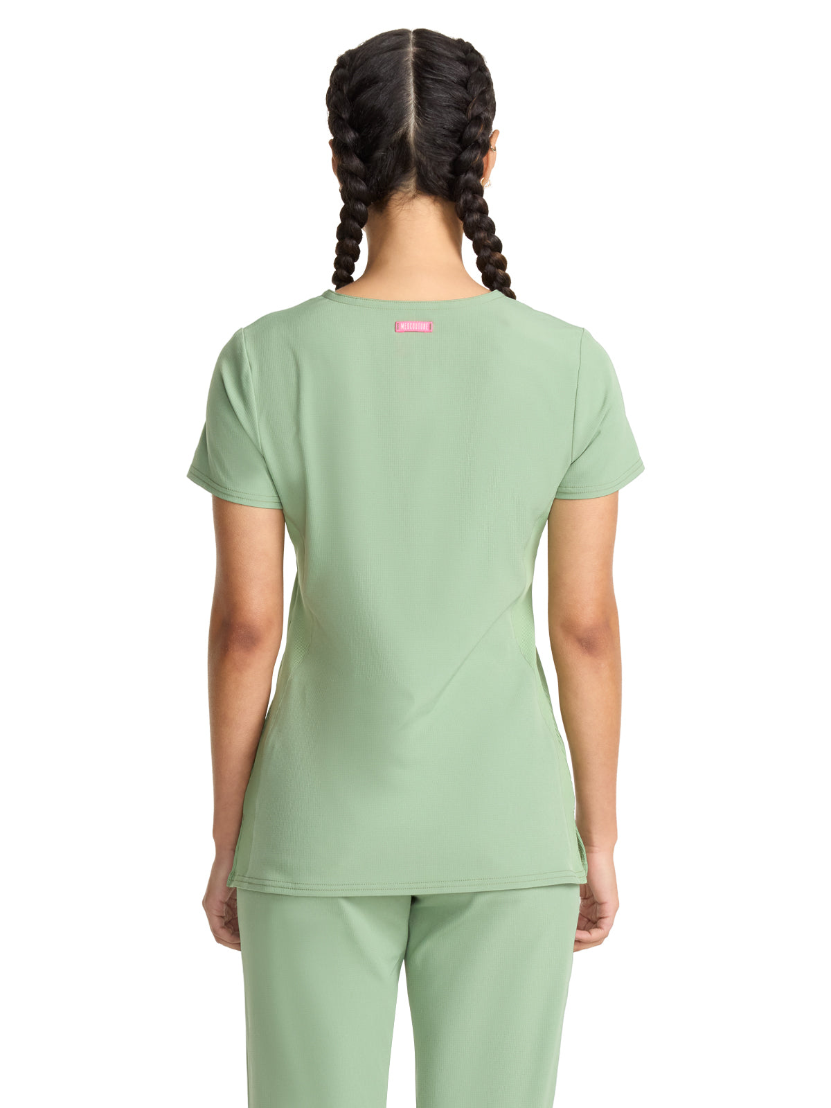Women's 3-Pocket V-Neck Top - 702 - Beyond Green