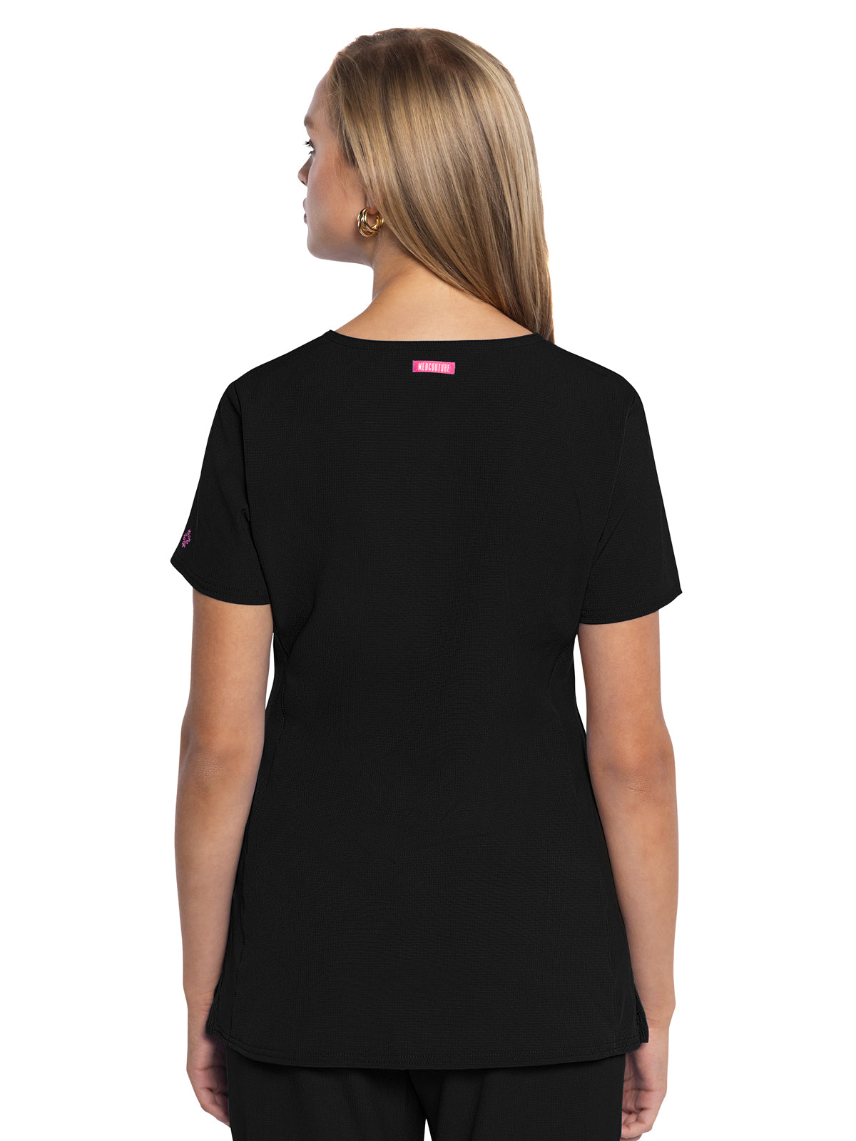 Women's 3-Pocket V-Neck Top - 702 - Black