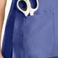 Women's 3-Pocket V-Neck Top - 702 - Ciel