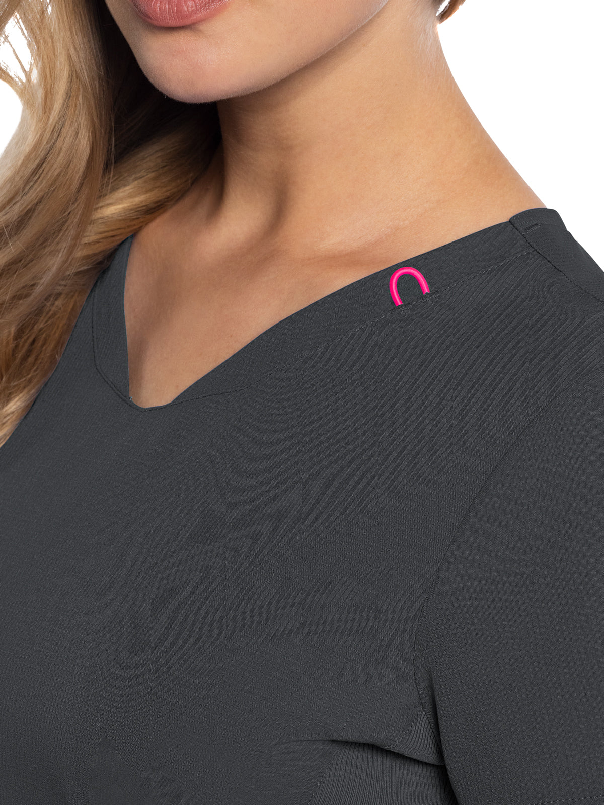 Women's 3-Pocket V-Neck Top - 702 - Pewter