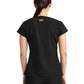 Women's 3-Pocket Square Neck Scrub Top - 704 - Black