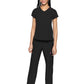 Women's 1-Pocket V-Neck Top - 705 - Black