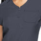 Women's 1-Pocket V-Neck Top - 705 - Pewter