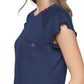 Women's 1-Pocket Lettuce-Edged Top - 706 - Navy