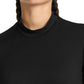 Women's Pocketless Mock Neck Underscrub Tee - 708 - Black