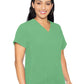Women's 4-Pocket V-Neck Shirttail Top - 7459 - Kiwi Lime