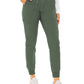 Women's 5-Pocket Rib-Knit Waistband Pant - 7710 - Olive