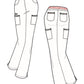 Women's 2 Cargo Pocket Pant - 7739 - Hunter