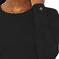 Women's Pocketless Performance Knit Underscrub Tee - 8499 - Black