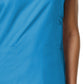 Women's Four-Pocket V-Neck Top - 1708 - Malibu Blue