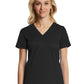 Women's Four-Pocket V-Neck Top - 1768 - Black