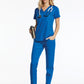 Women's Four-Pocket V-Neck Top - 1768 - Royal Blue