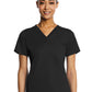 Women's One-Pocket V-Neck Top - 1778 - Black