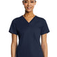 Women's One-Pocket V-Neck Top - 1778 - Navy
