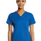 Women's One-Pocket V-Neck Top - 1778 - Royal Blue