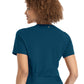 Women's Three-Pocket V-Neck Tuck In Top - 20301 - Caribbean Blue