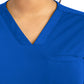 Women's Three-Pocket V-Neck Tuck In Top - 20301 - Royal Blue