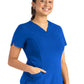 Women's Two-Pocket Tulip-Neck Top - 20302 - Royal Blue