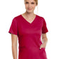 Women's Three-Pocket V-Neck Top - 3501 - Cherries Jubilee