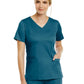 Women's Three-Pocket V-Neck Top - 3501 - Caribbean Blue
