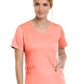 Women's Three-Pocket V-Neck Top - 3501 - Fresh Salmon